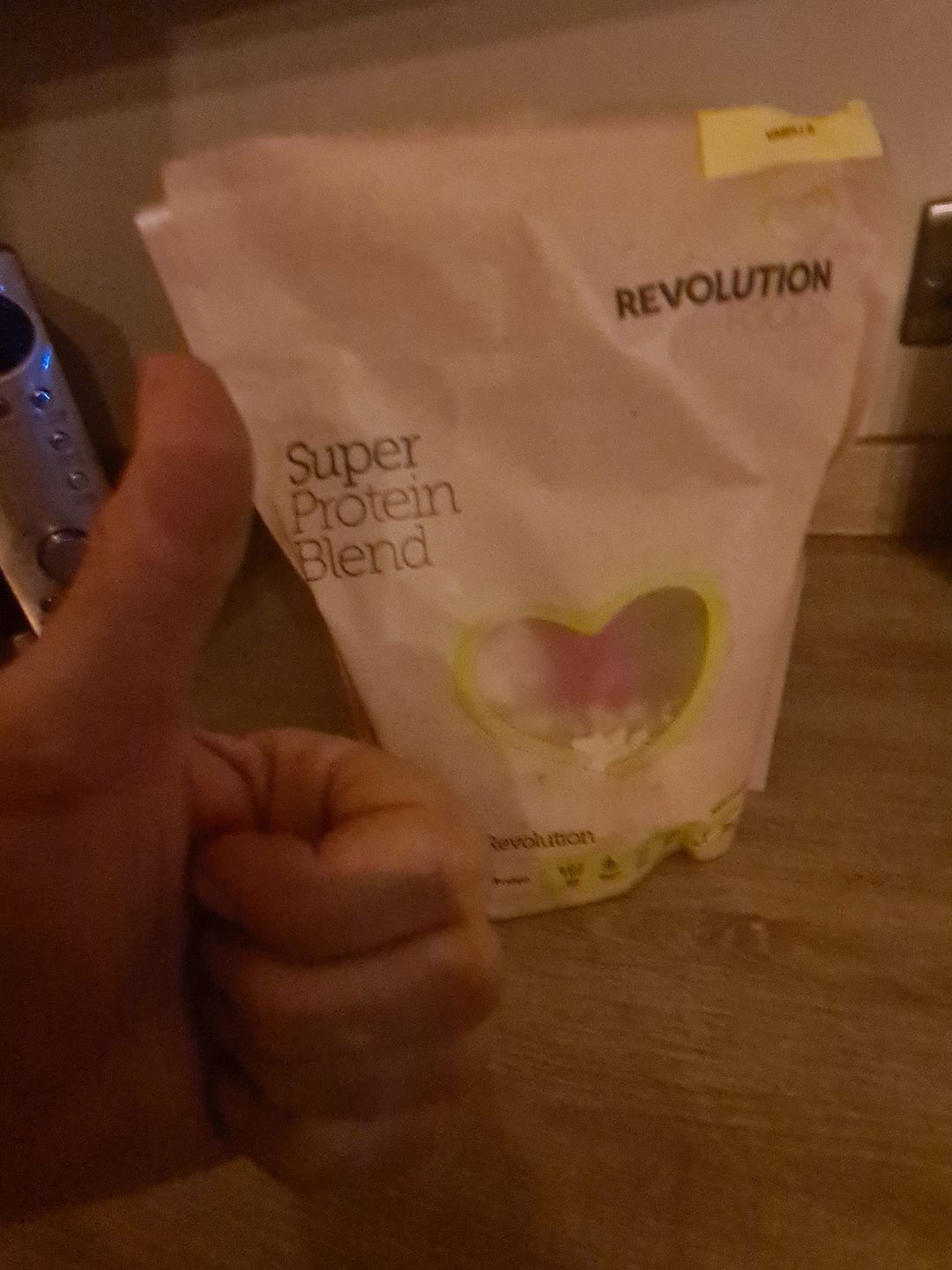 Customer photo review of Superblend Protein Powder