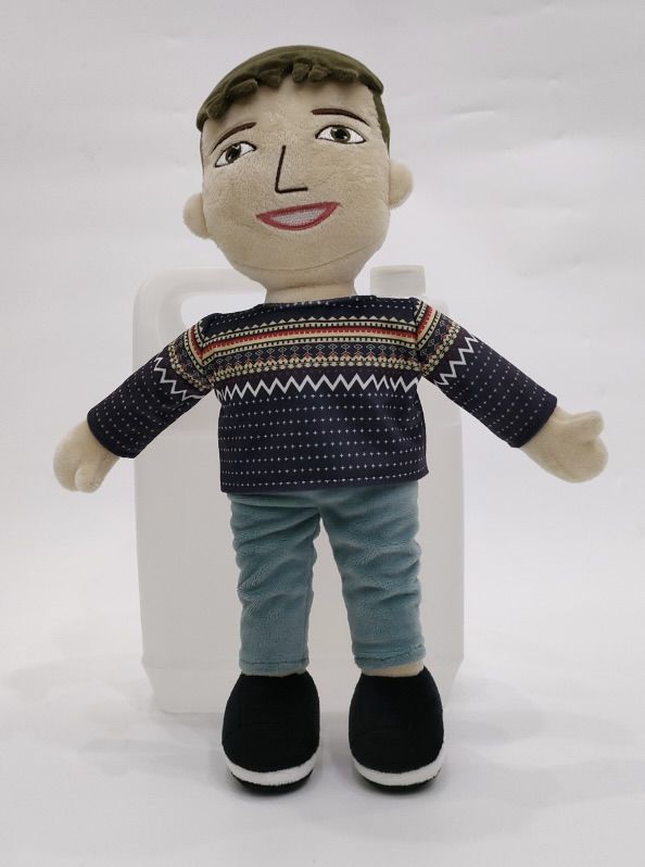 Customer photo review of Turn Selfie into Plush Dolls
