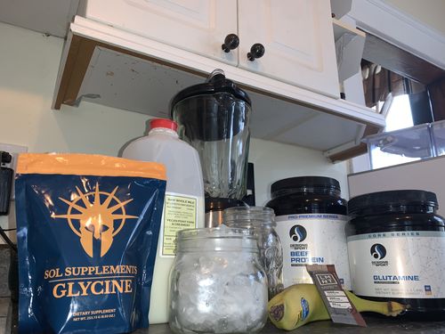 Customer photo review of Sol Supplements Glycine 250g Bag