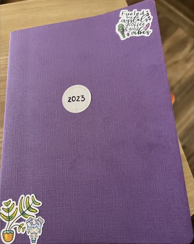 Customer photo review of 500 PAGE A5 TOMOE RIVER NOTEBOOK - DOT GRID