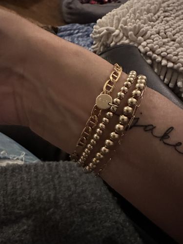 Customer photo review of juno bracelet (5mm)