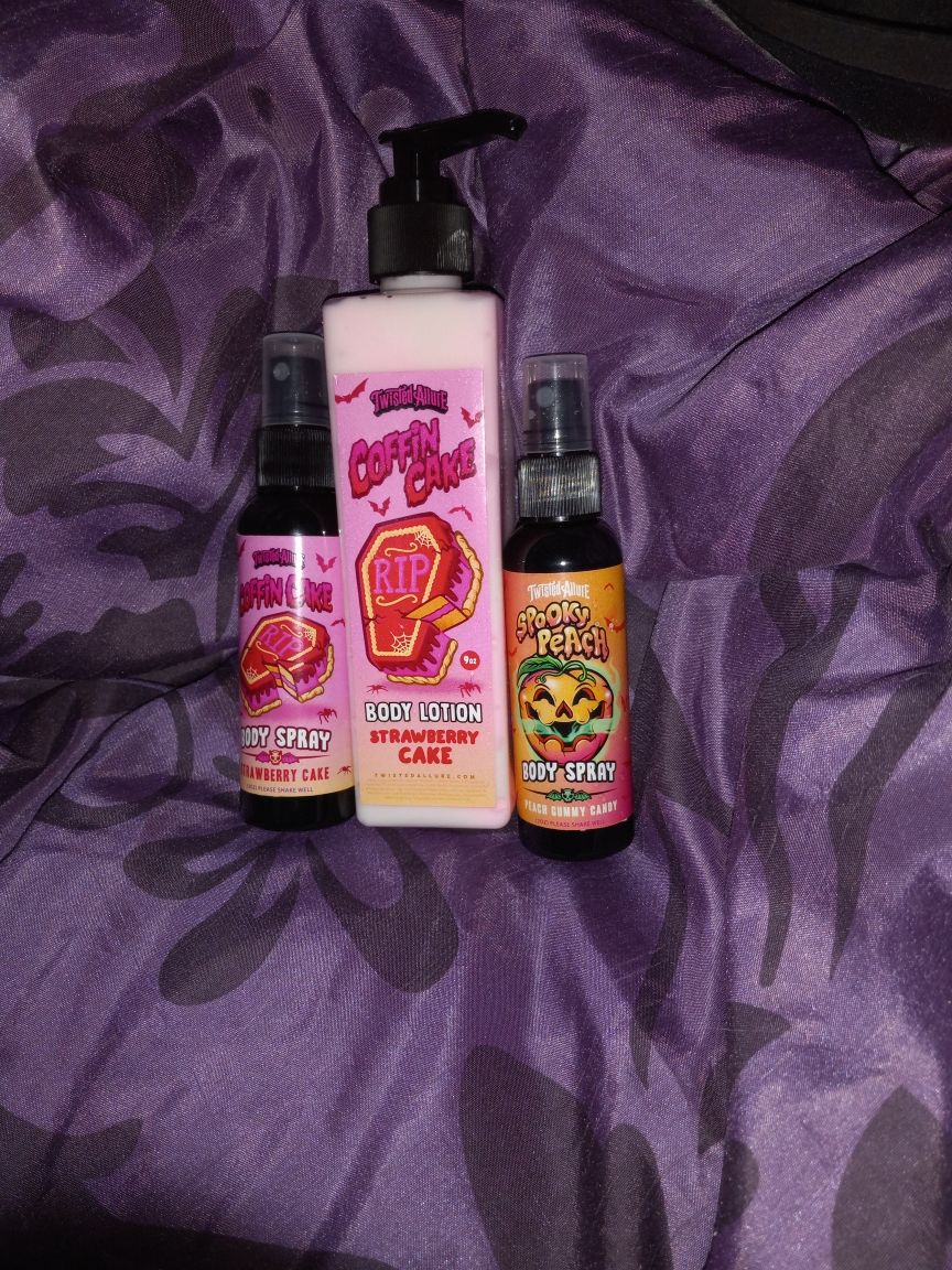 Customer photo review of Coffin Cake Body Lotion (Strawberry Cake)