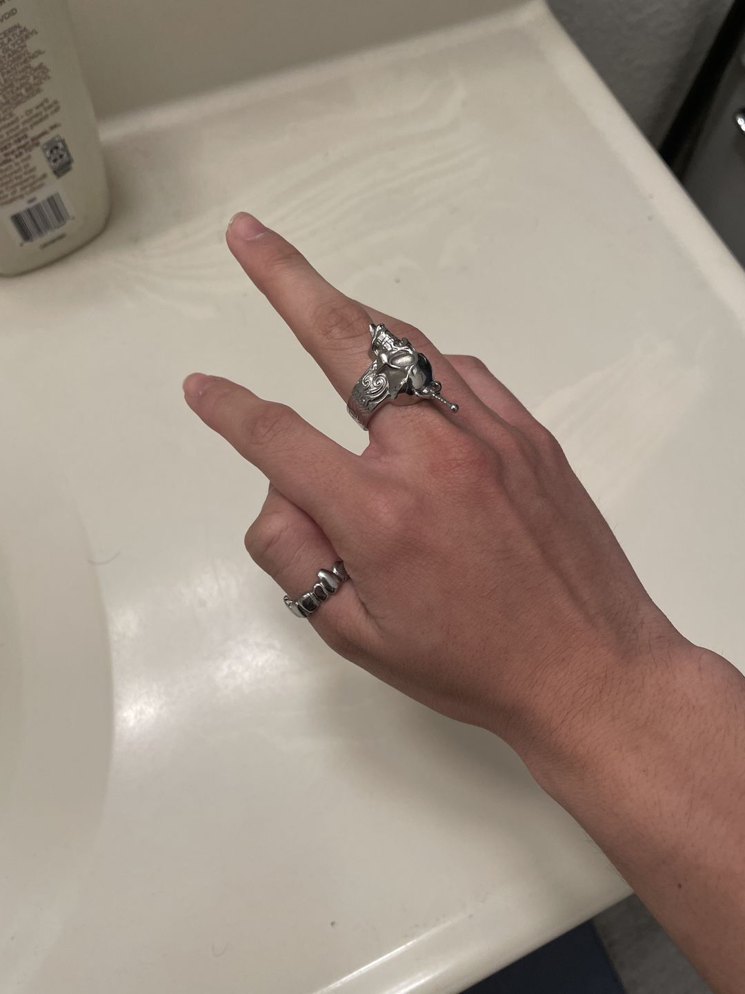Customer photo review of HALLUCINOGENIC NIGHTMARE RING
