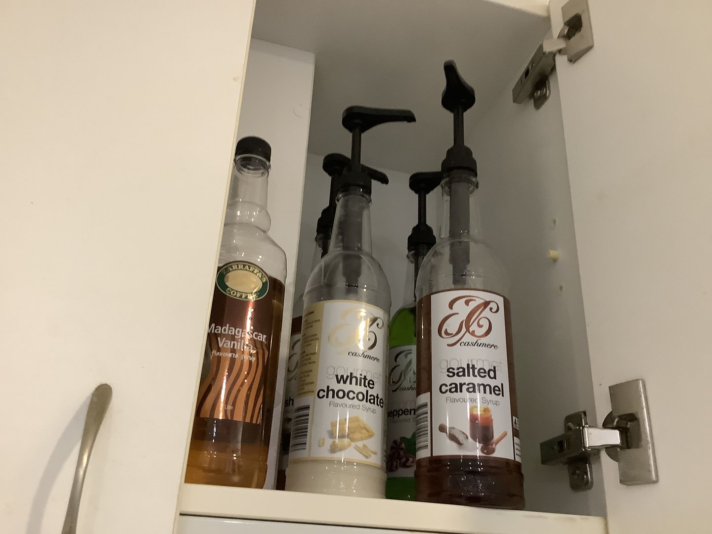 Customer photo review of Salted Caramel Coffee Syrup