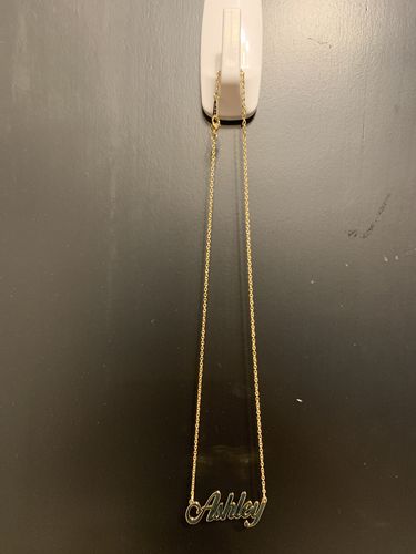Customer photo review of Personalized Name Necklace