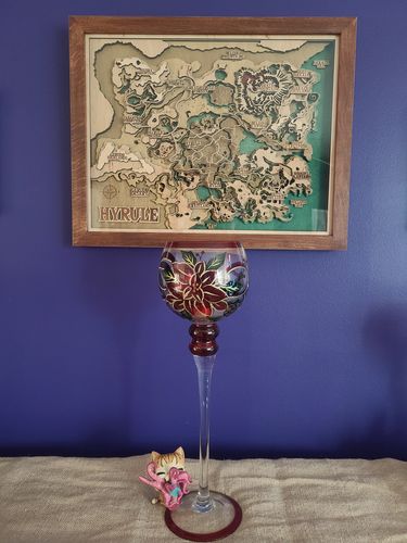 Customer photo review of THE HYRULE 3D MAP