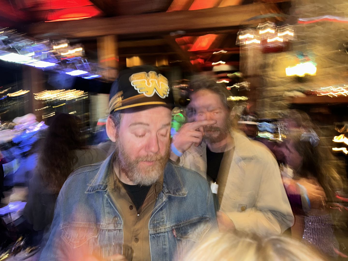 Customer photo review of Seager x Waylon Jennings Flying W Snapback Hat - Black