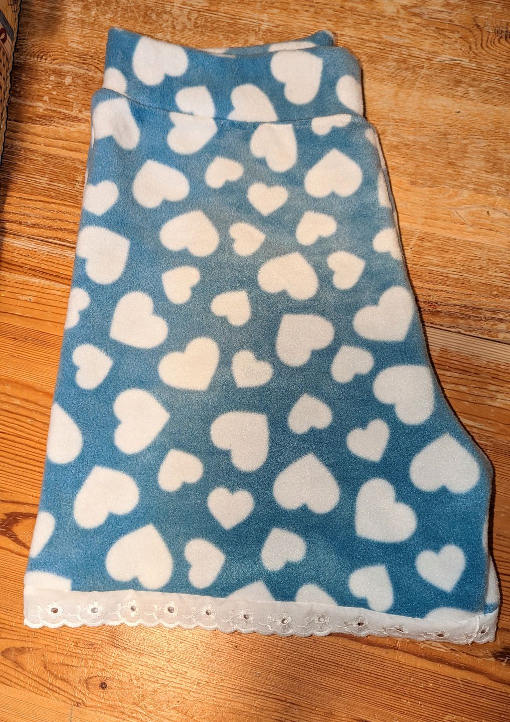 Customer photo review of All Over Hearts Anti Pill Polar Fleece Fabric
