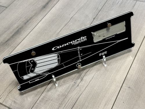 Customer photo review of ©TAGDISPLAYsystem - TDS-One for CONCORDE tags from AIRLINERTAGS