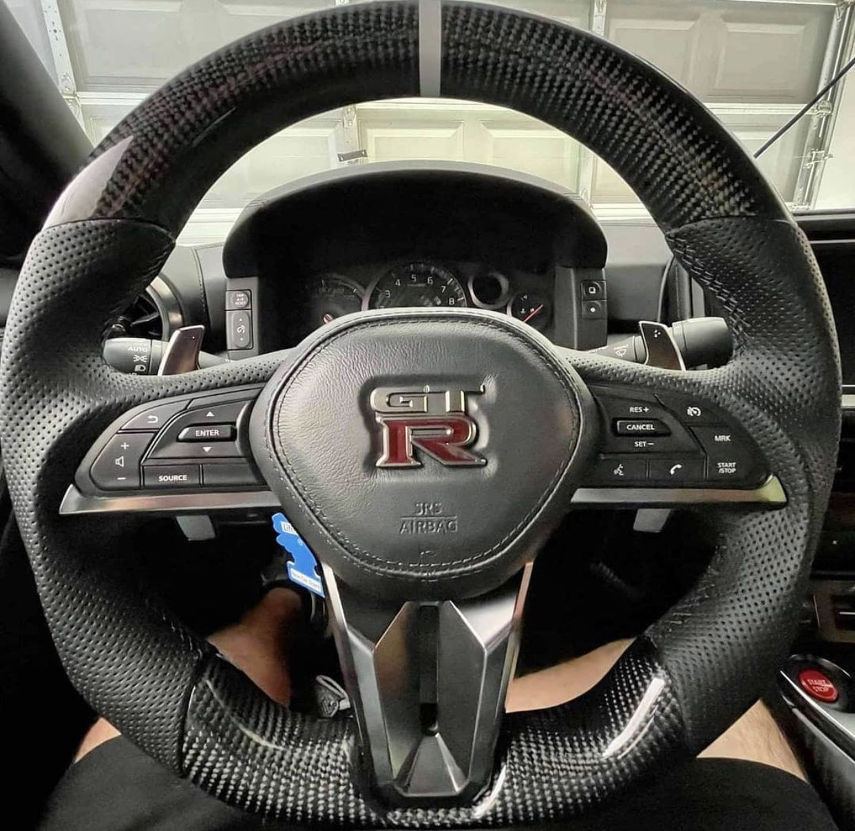 Customer photo review of NEW NISSAN GTR Custom Carbon Fiber Steering wheel