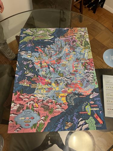 Customer photo review of Wine Puzzle - France