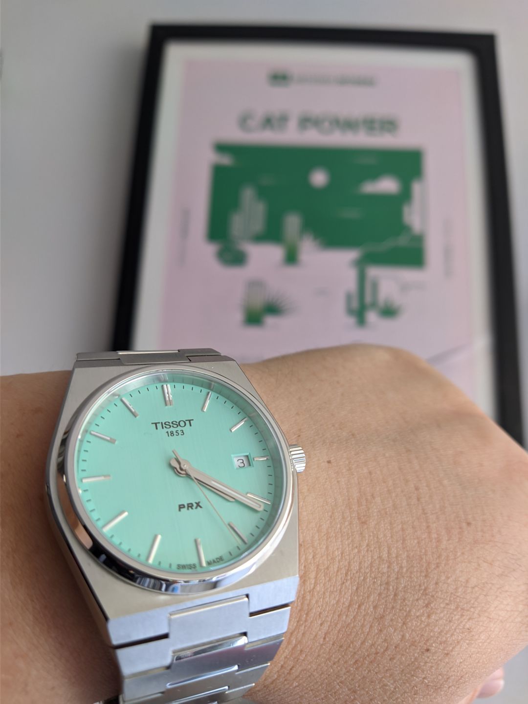 Customer photo review of Reloj Tissot PRX T137.410.11.091.01 Quartz 40mm "Tiffany"