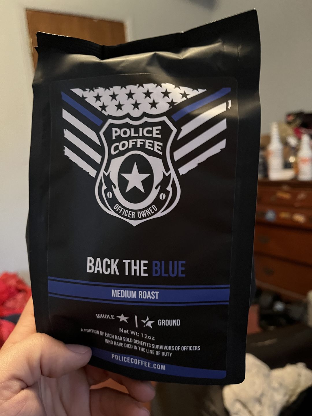 Customer photo review of Back The Blue