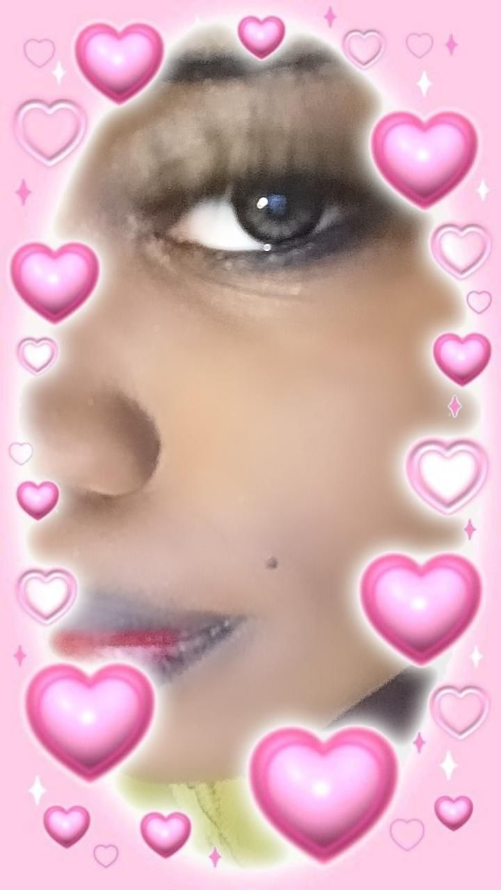 Customer photo review of Amazonia Devil's Triangle Black Prescription Colored Contact Lenses