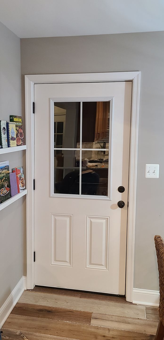 Customer photo review of Grills Between Glass 4 Lite Glass and Frame Kit (Half Lite)