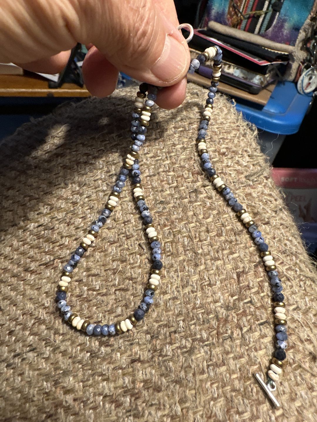Customer photo review of Beaded Harmony Choker Necklace