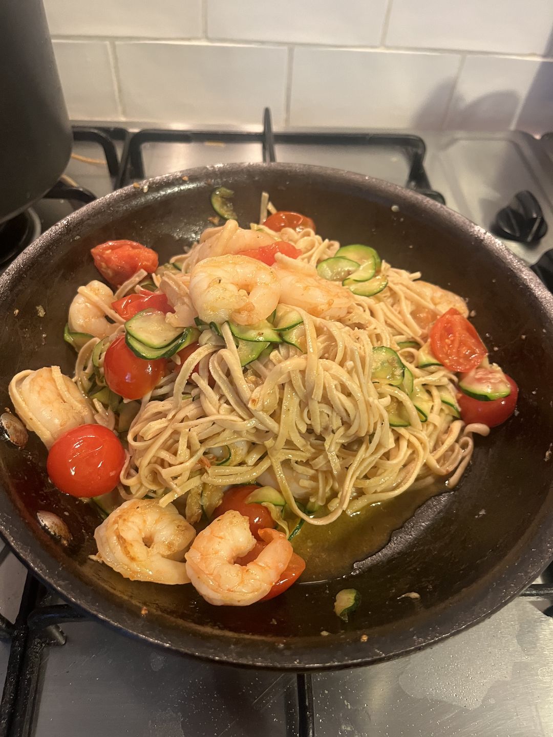 Customer photo review of Combo Starter Pack. 2x Qetoe Low Carb Spaghetti, 2 x Qetoe Low Carb Fettucine, 2 Qetoe Low Carb Rice with a Bonus FREE Low Carb E-Recipe book!