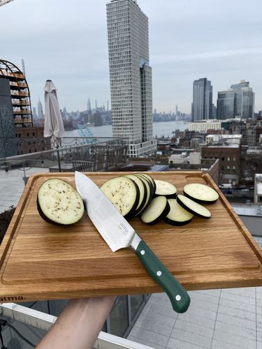 Customer photo review of Le Couteau de Chef Ultime - Vert