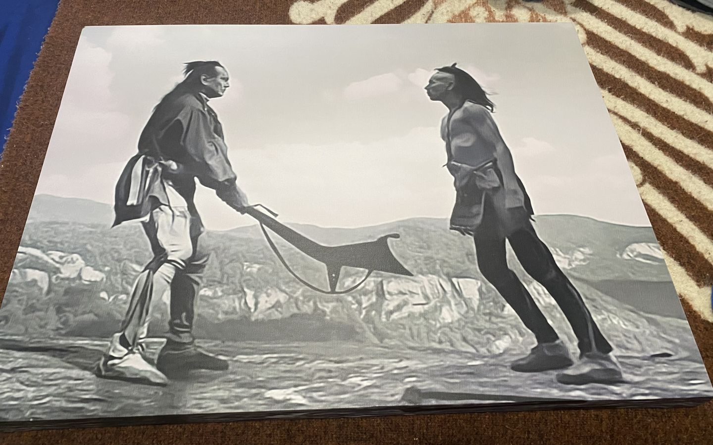 Customer photo review of Last of the Mohicans Wall Art