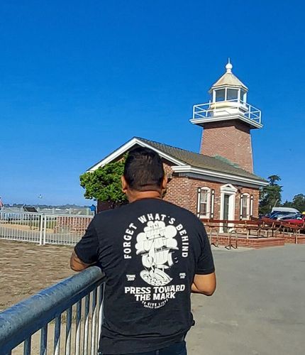 Customer photo review of Forget What's Behind Tee