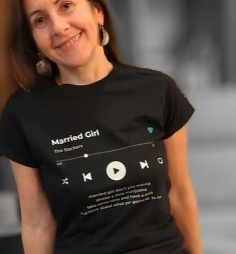 Customer photo review of Your Favorite Song T-Shirt Music Player