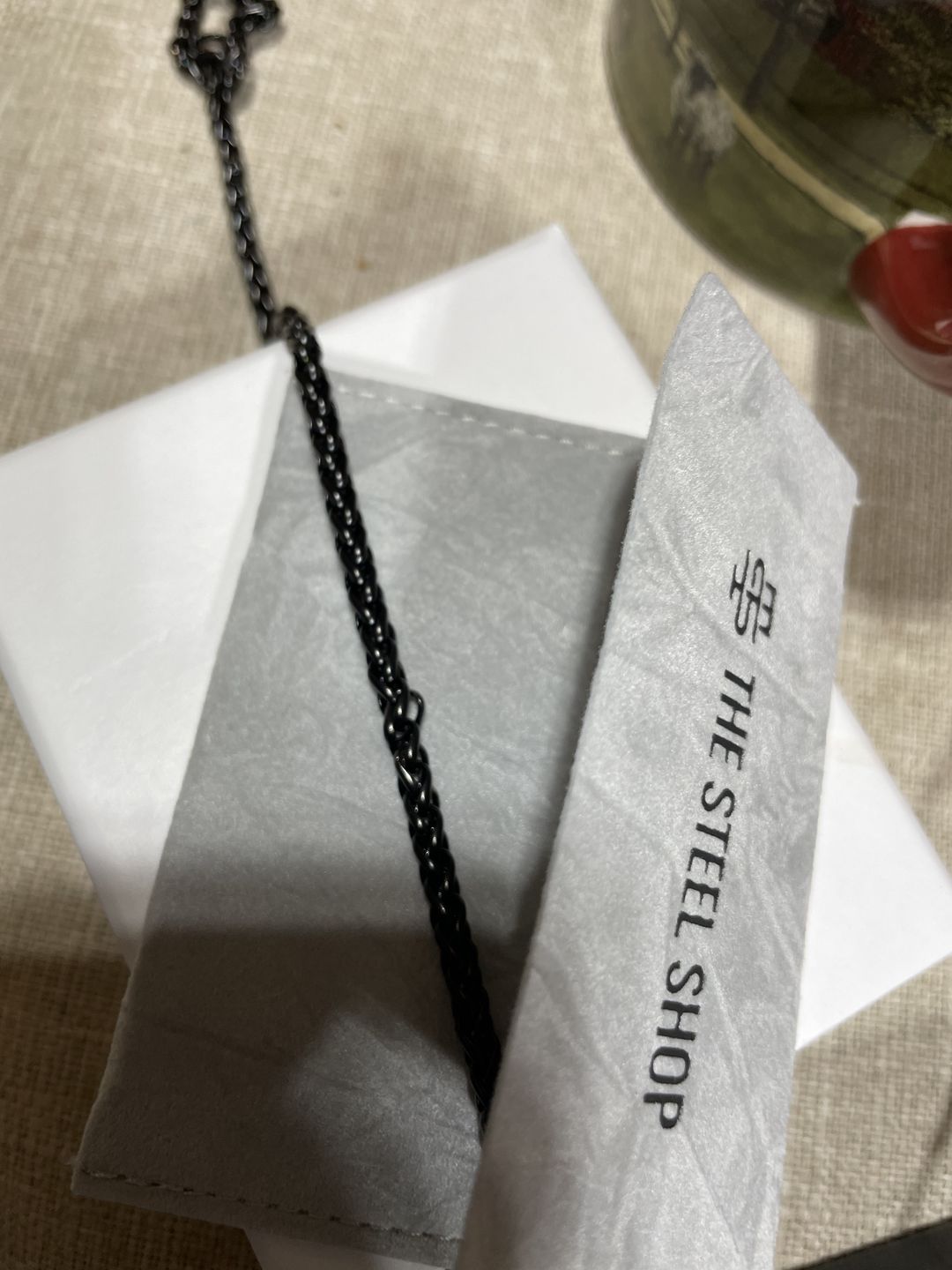 Customer photo review of 4mm Wheat Chain