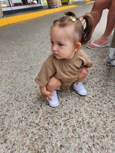Customer photo review of Summer Club Set Kids - Latte Brown/Chocolate