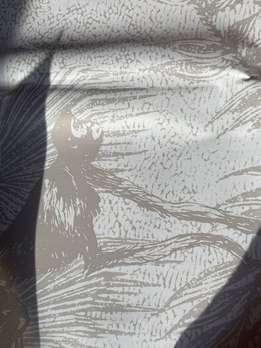 Customer photo review of Vintage Jungle in Soft Sage Wallpaper Mural