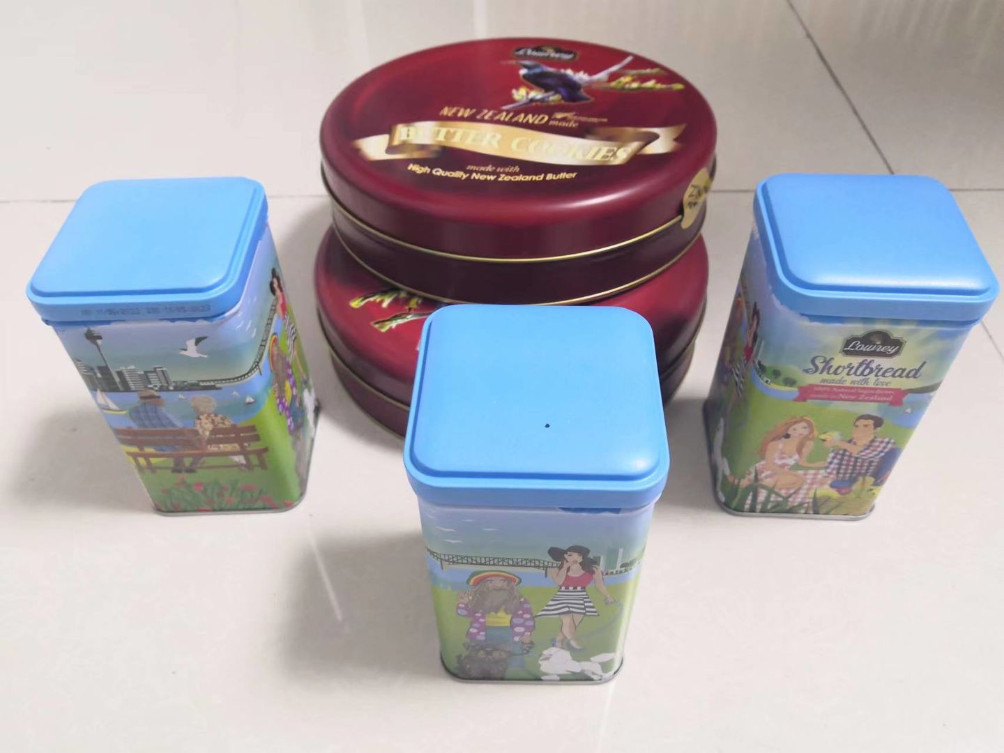 Customer photo review of Lowrey Shortbread 4 Tin Value Pack | Original & Cranberry