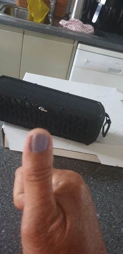 Customer photo review of Solar Bluetooth Speaker & Power-bank