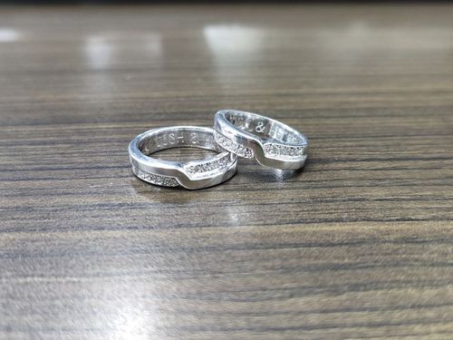 Customer photo review of Oslo Wedding Rings