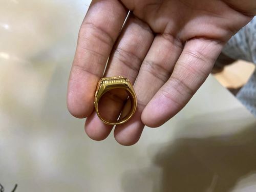 Customer photo review of Men’s Black Falcon Ring