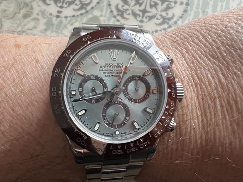 Customer photo review of Cosmograph Daytona Ice Blue Dial Swiss Made - Code: 07