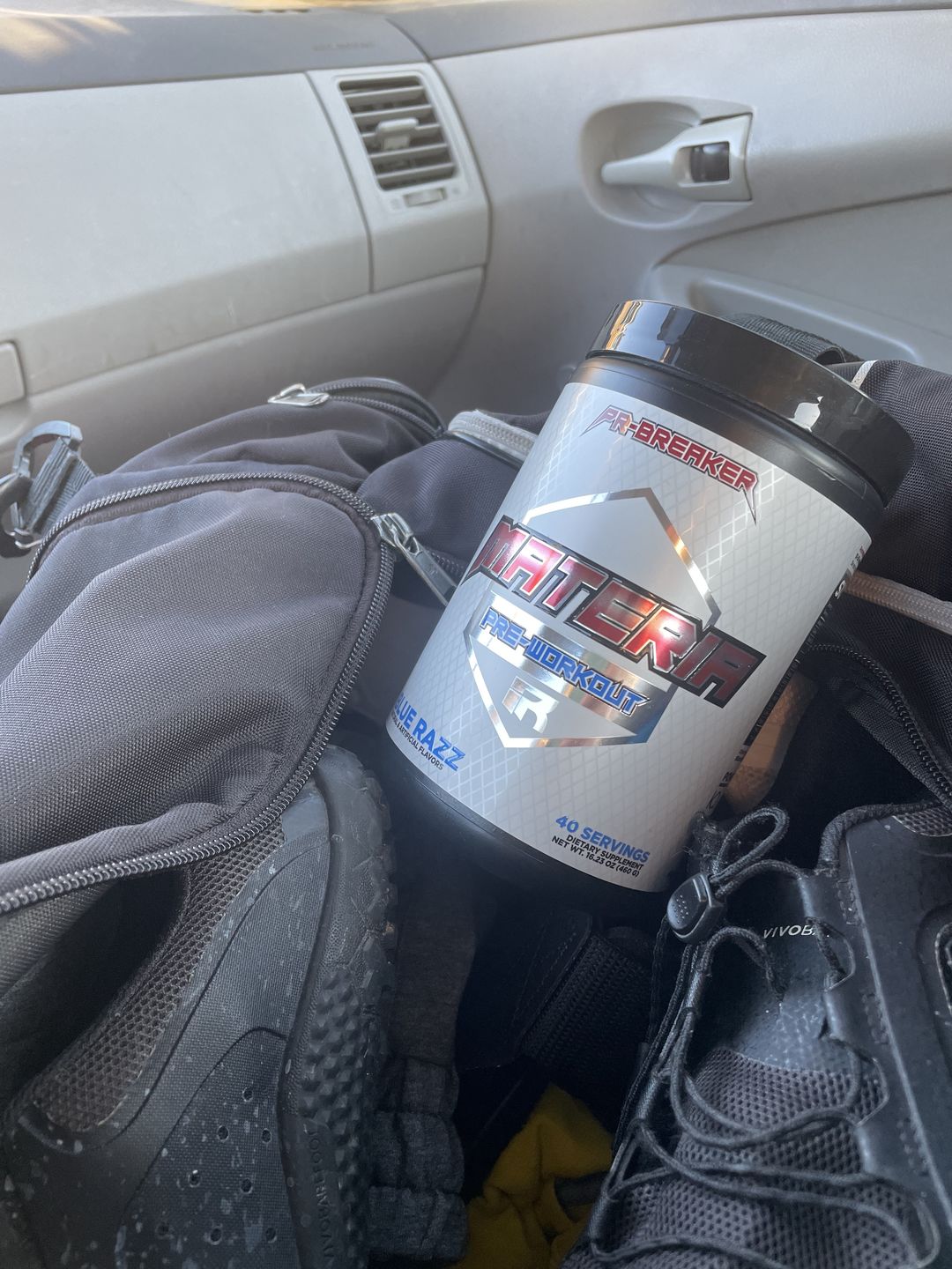 Customer photo review of MATERIA Pre-Workout V2.0