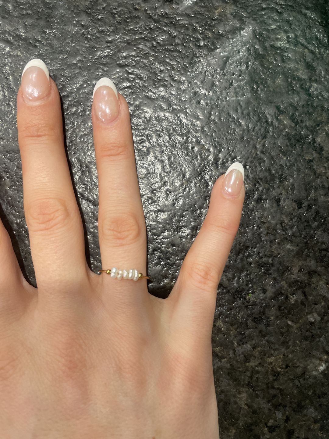 Customer photo review of Classic Freshwater Pearl Ring