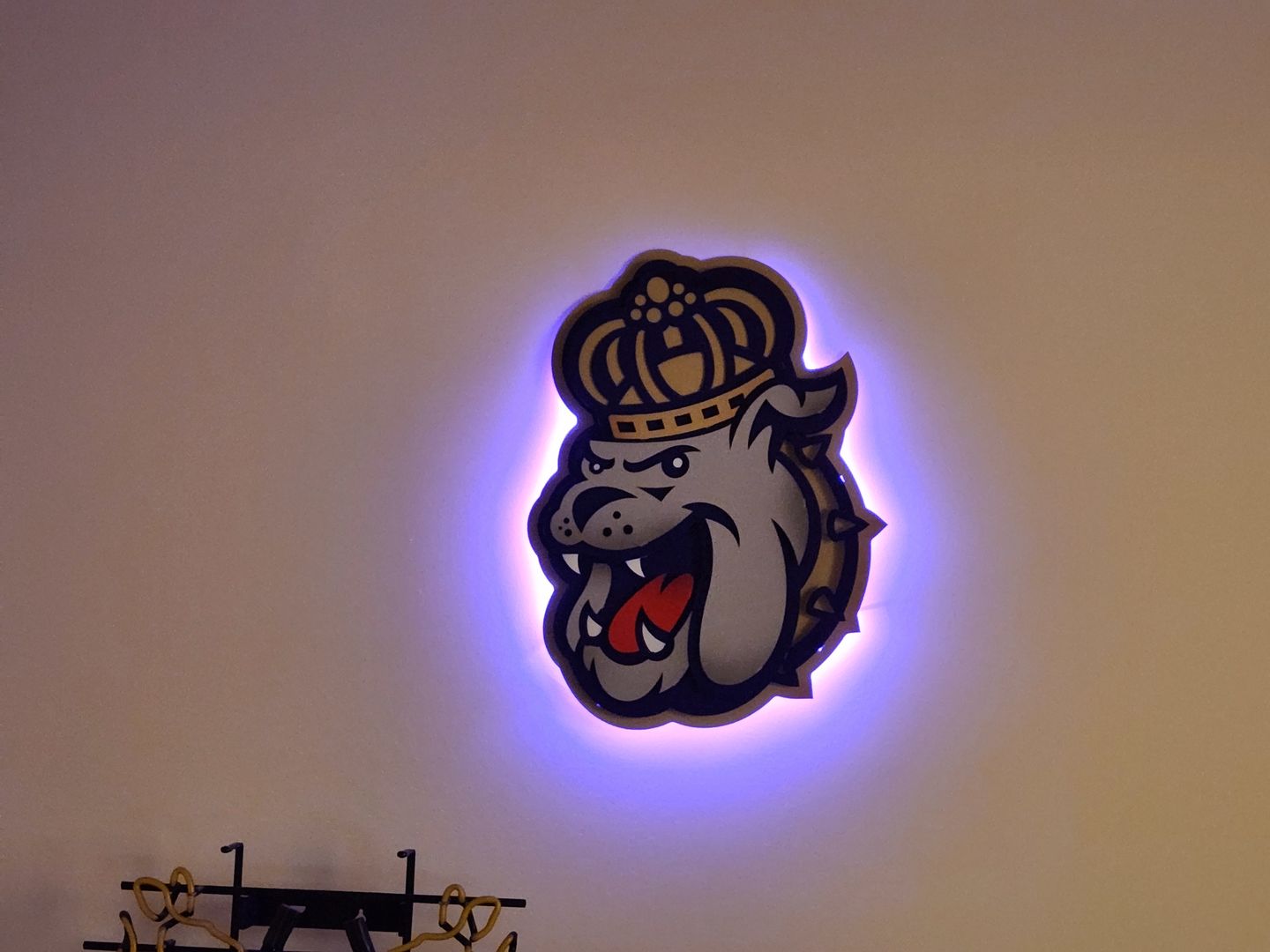 Customer photo review of James Madison Dukes Mascot 3D Metal Wall Art