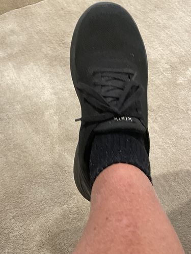 Customer photo review of Wide non-binding Bamboo diabetic socks, seamless toe, air vent with cushion sole, 6 pairs