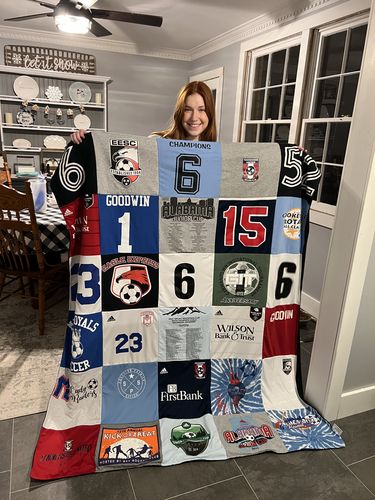 T-shirt quilt featuring royals by Leslie from TN