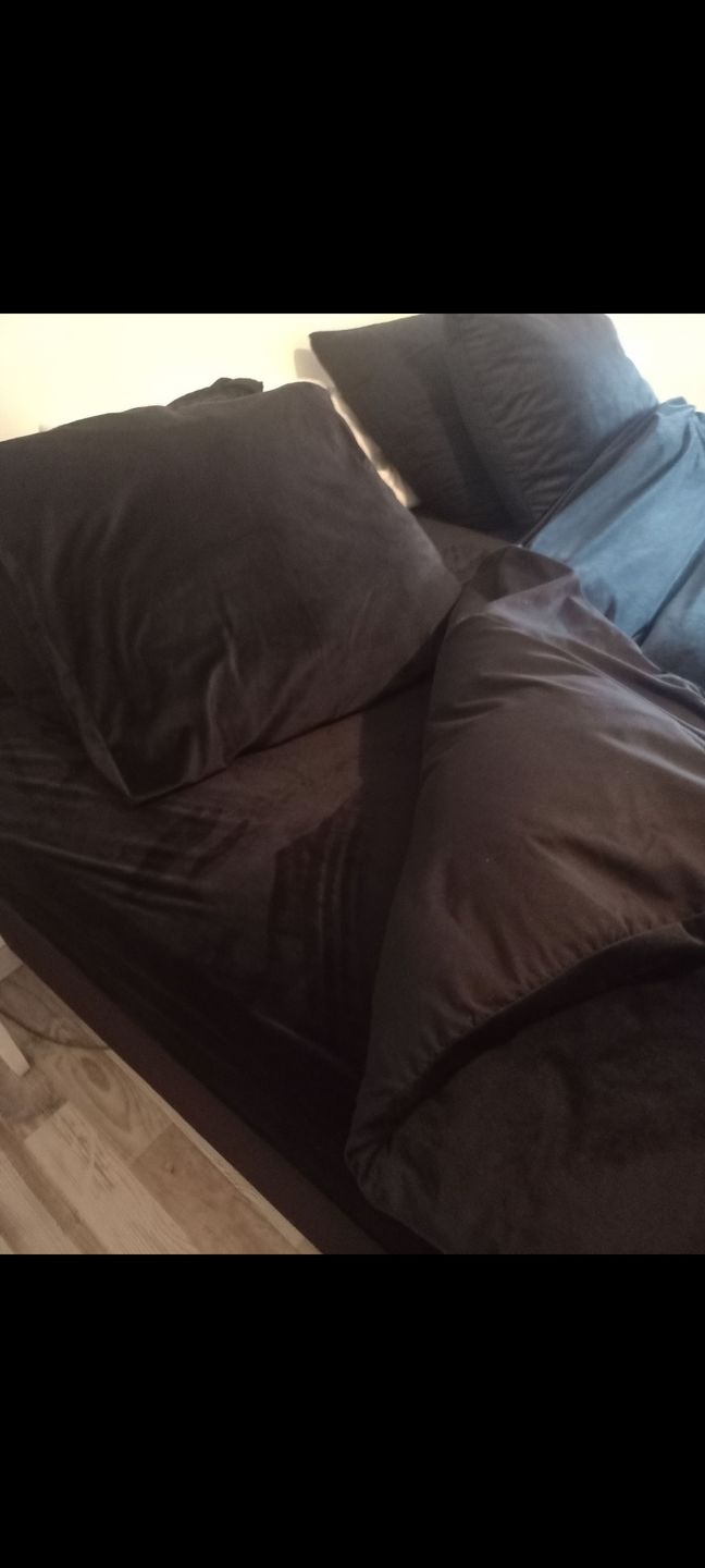Customer photo review of Matras Hoeslaken - Velvet Obsidian Black