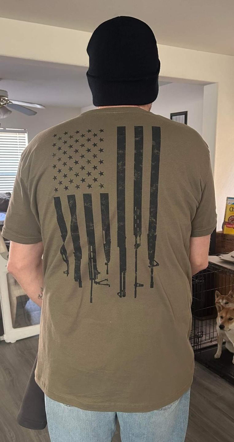 Customer photo review of Firearm Flag