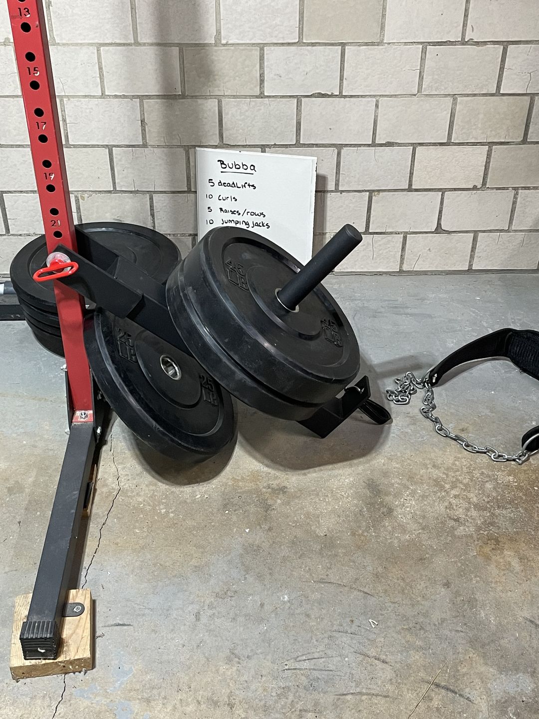 Customer photo review of Belt squat attachment