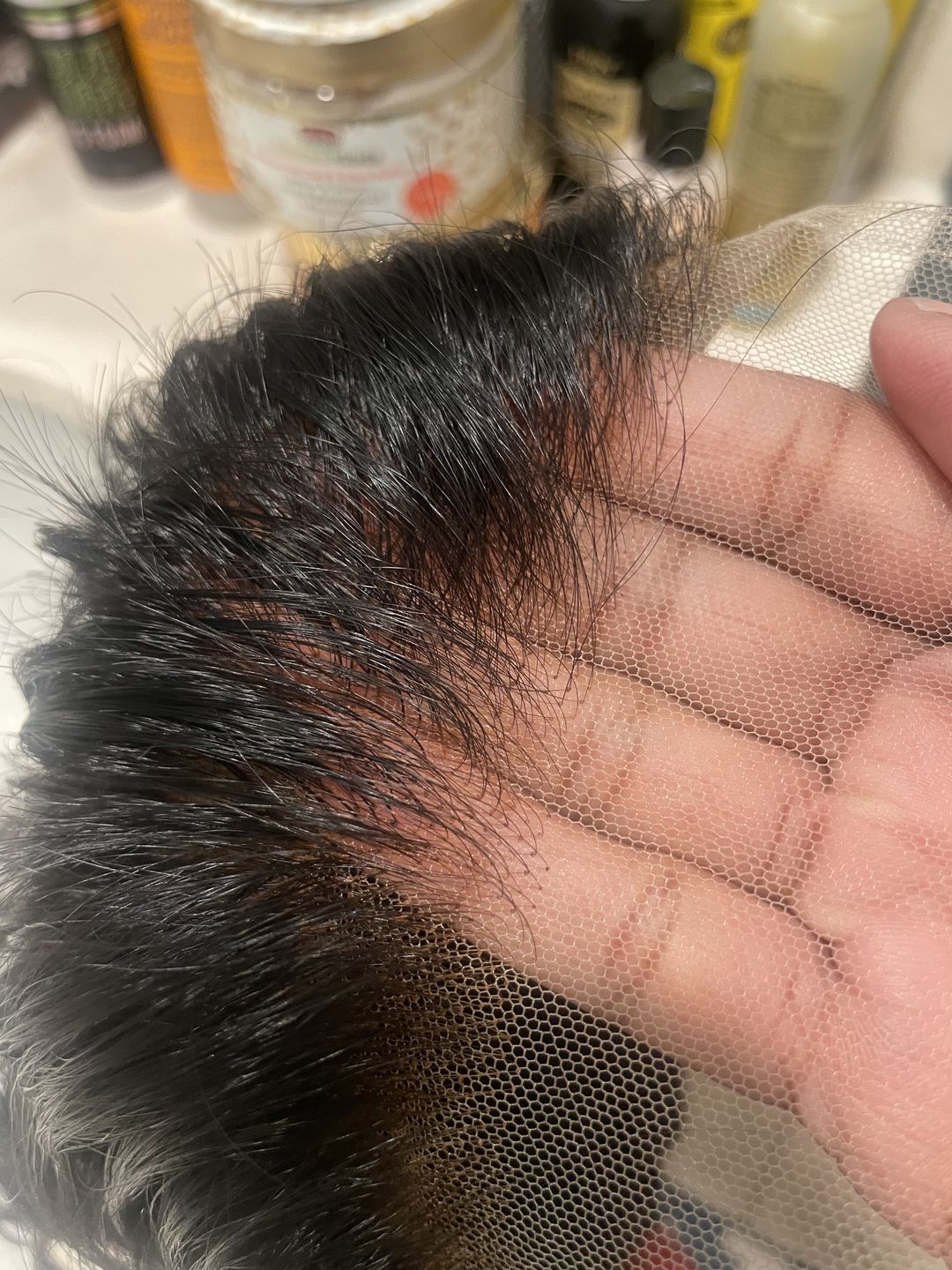 Customer photo review of Raw Indian Wavy Lace Closure