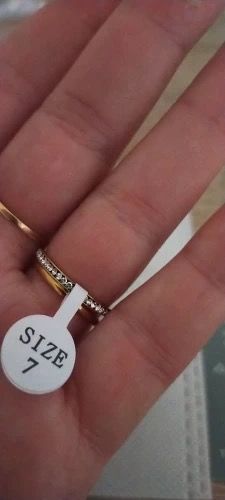 Customer photo review of OG Minimalist Bling Ring