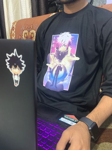 Customer photo review of Infinite Void - Jujutsu Kaisen Full Sleeve T-shirt