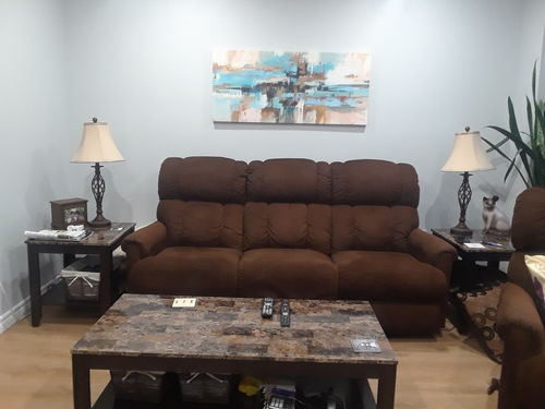 Customer photo review of 'Rising City' Framed Canvas