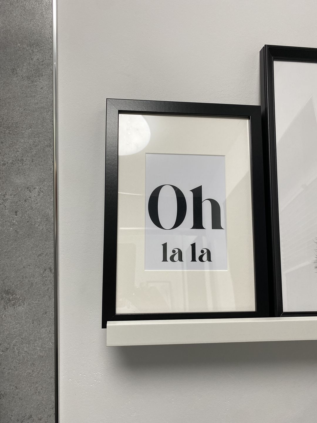 Customer photo review of 'Oh la la' Spruch Poster