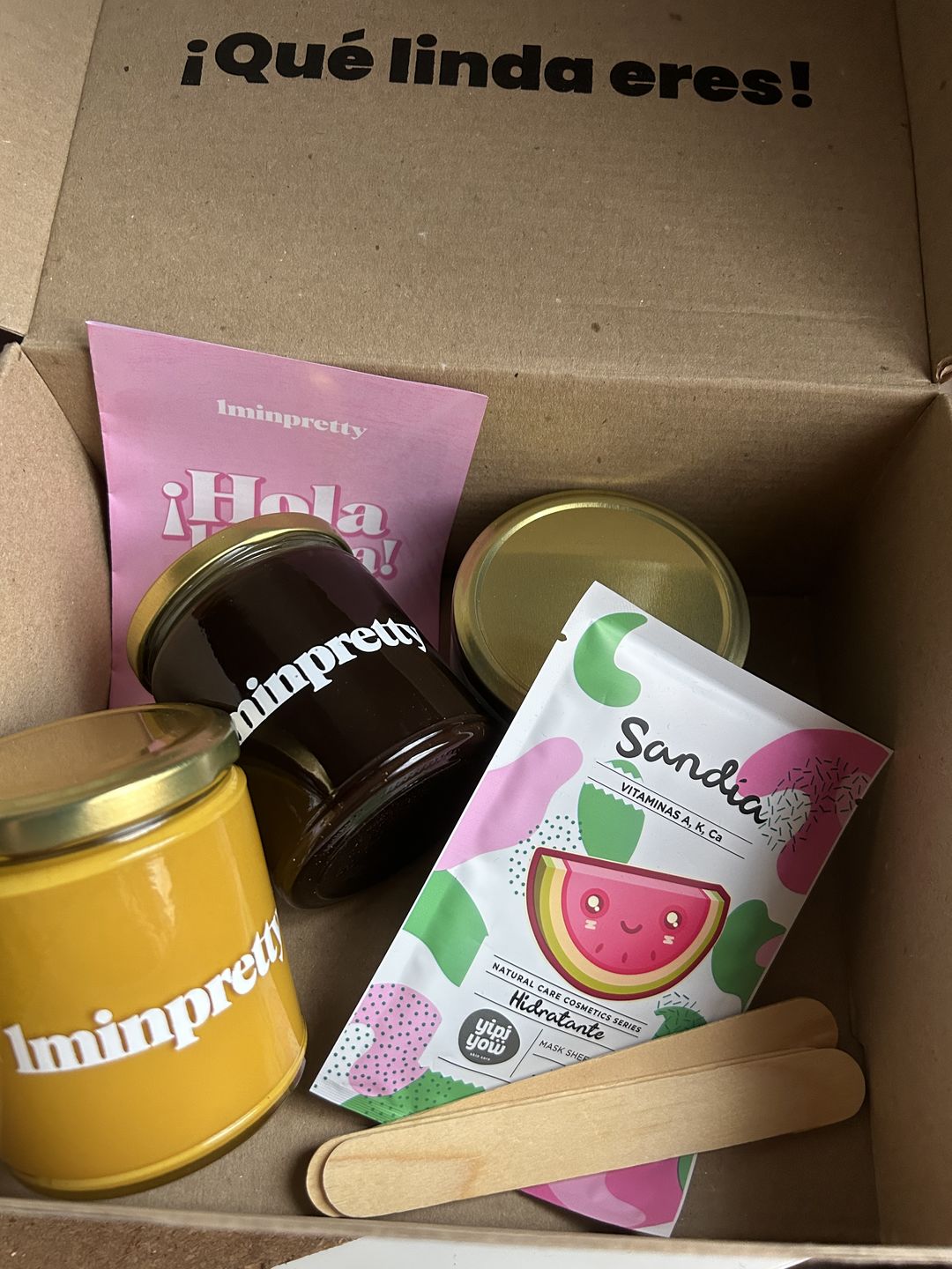 Customer photo review of Kit de 2 tarros de cera con envío gratis mx