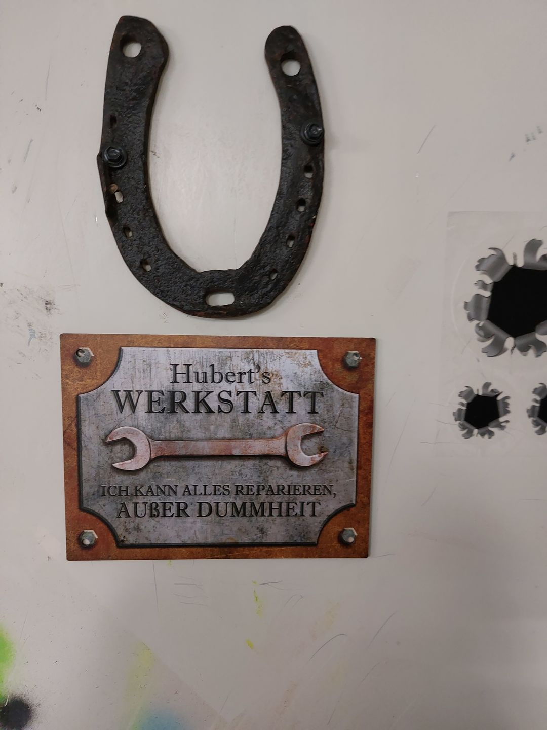 Customer photo review of Für Bastler - Heimwerker-Türschild