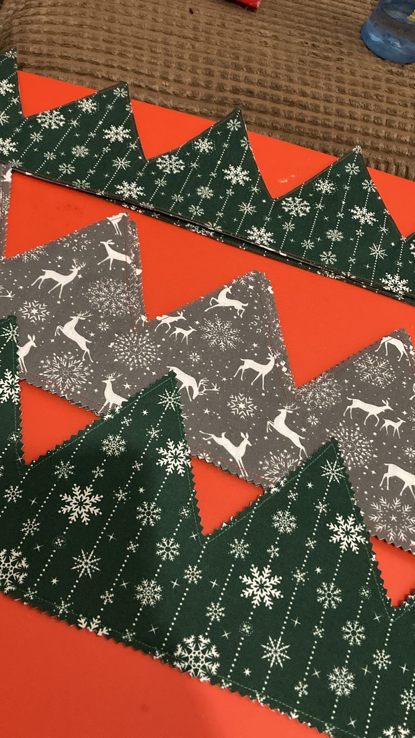 Customer photo review of Reindeer Polycotton Fabric