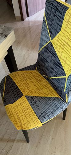 Customer photo review of Magic Universal Chair Cover